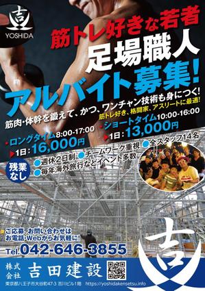 K-Station (K-Station)さんの足場屋の求人チラシ　への提案