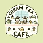 あいちゃ (aicha1126)さんのスコーン専門店「Cream Tea Cafe」のロゴへの提案