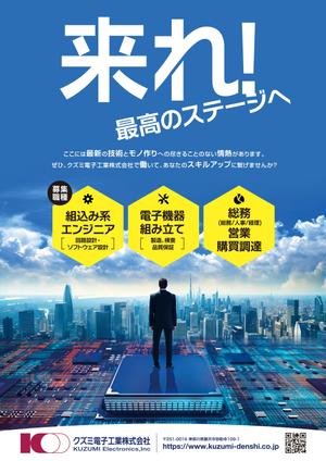 ging_155 (ging_155)さんの転職フェアで使用する採用ポスターへの提案