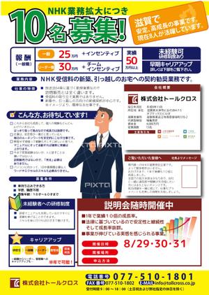 shimoura ()さんの人材募集チラシへの提案