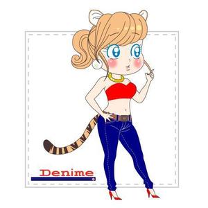 chunPさんのDenime デニムブランドのキャラクター制作への提案