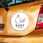 ohuchi (aooo)さんの車につけるマグネットステッカー　赤ちゃんのデザインへの提案