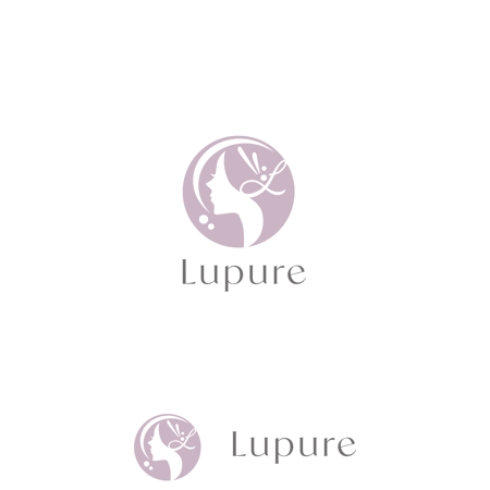 chamomile works (blessing29)さんのエステサロン「Lupure」ルプレのロゴ（商標登録予定なし）への提案