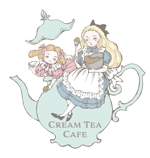 Fleur_design (FleurCentTetes)さんのスコーン専門店「Cream Tea Cafe」のロゴへの提案