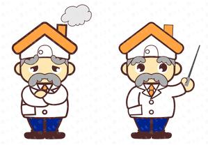 橙　ころも (daidaikoromo)さんの屋根工事店のキャラクター作成への提案