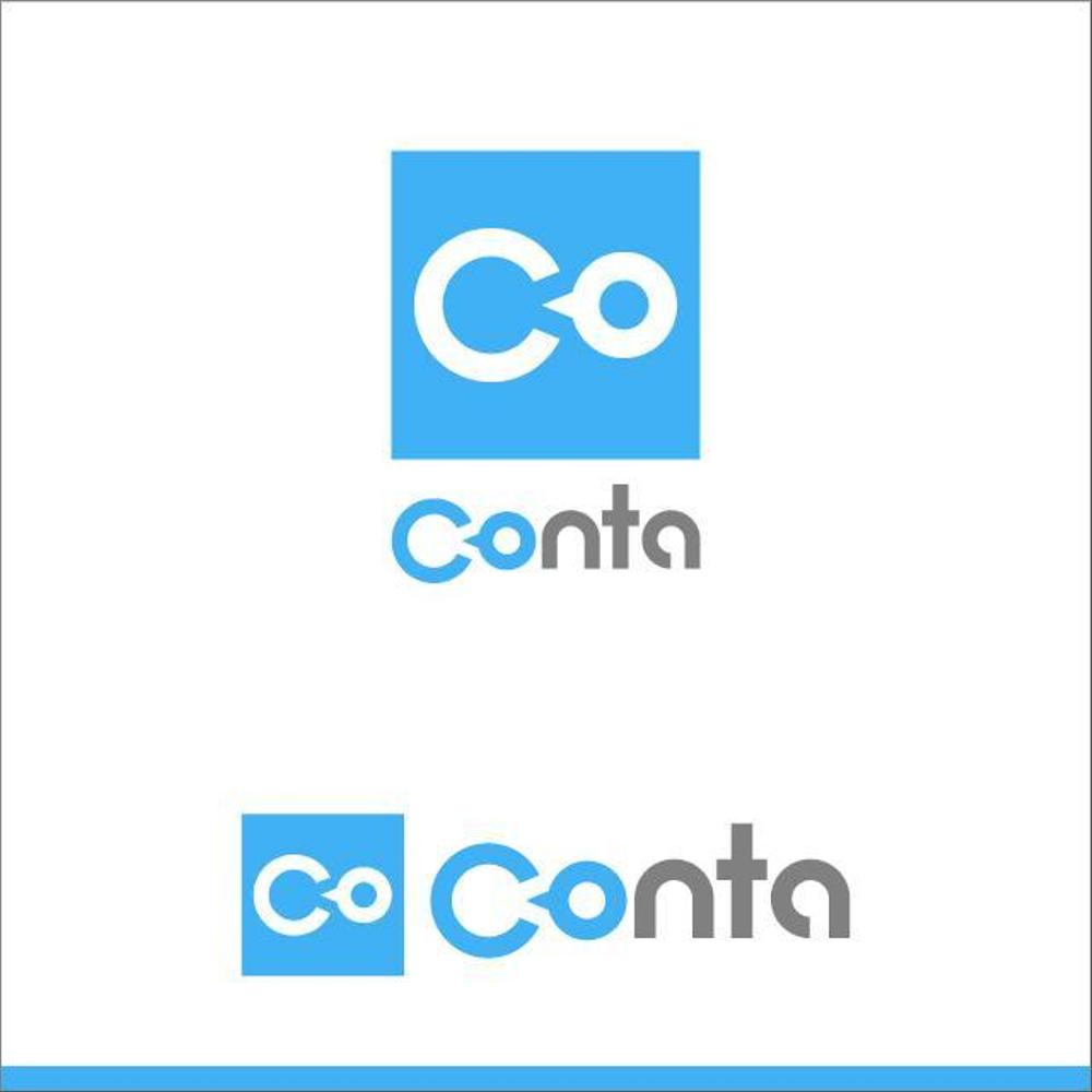 「Conta」のロゴ作成