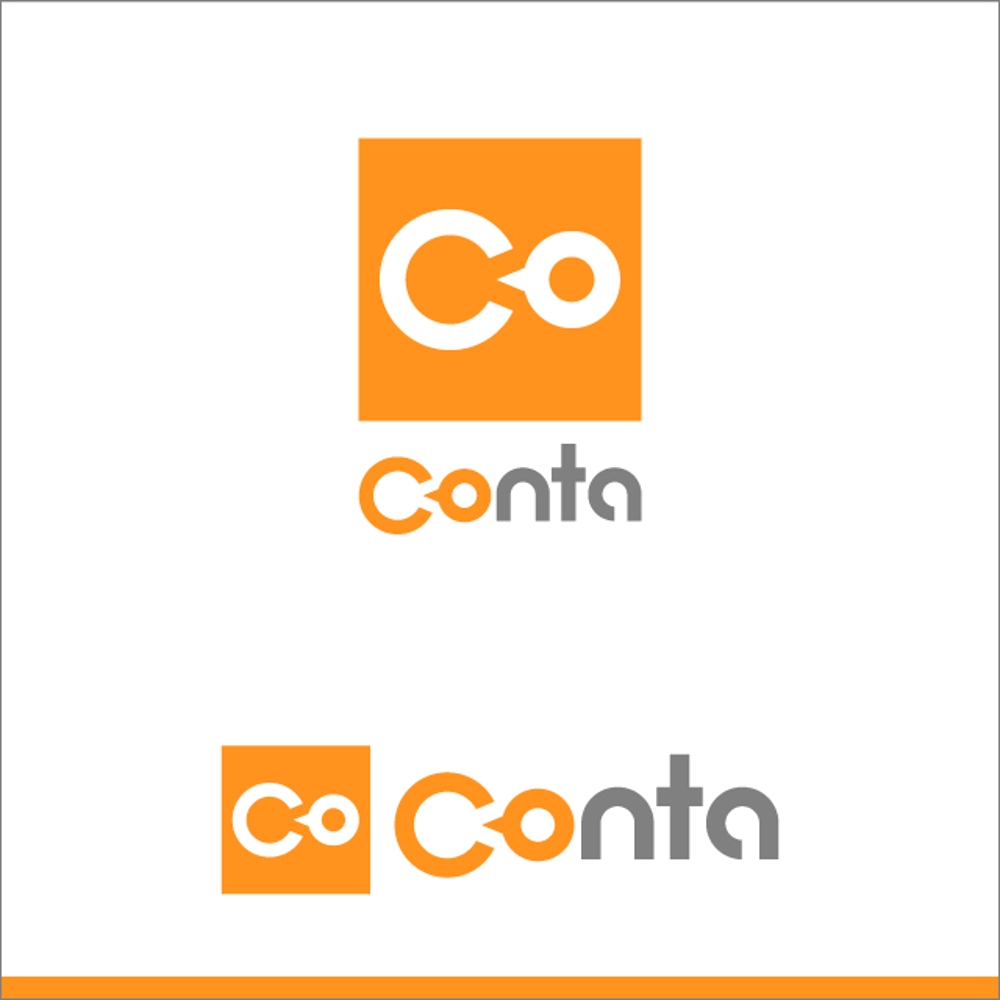 「Conta」のロゴ作成