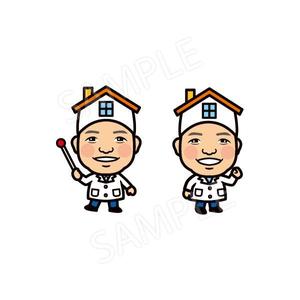 植村 晃子 (pepper13)さんの屋根工事店のキャラクター作成への提案