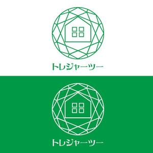 nicosmile (-sorairo-)さんの不動産会社｢トレジャーツー」のロゴへの提案