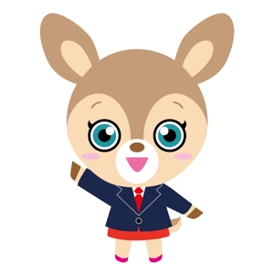 ねこねこ堂 (nekonekodou)さんの「マンション経営大学」の生徒役、鹿をモチーフにした「みじか先生」の姪「とうしかちゃん」を募集します。への提案