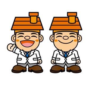 perles de verre (perles_de_verre)さんの屋根工事店のキャラクター作成への提案