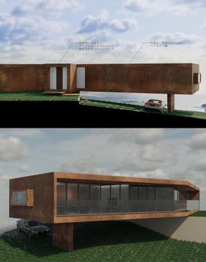 Morg Design (morg_suzuki)さんの【住宅兼別荘の概略設計（平面図程度）および建築パースの作成依頼】への提案