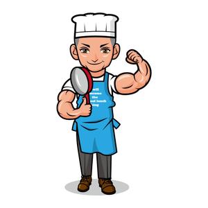 Asaminet (asaminet)さんの給食会社の社長をイメージしたキャラクターへの提案