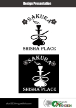 okpro-design (bosama)さんのECサイト「SAKURA SHISHA PLACE」で使用するロゴへの提案