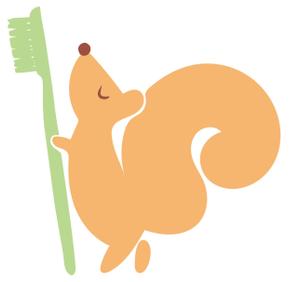 香椎 (oteyawarakani)さんのファミリー向け歯科医院のキャラクターデザイン（りすモチーフ）への提案