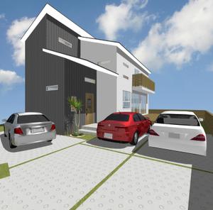 デザインスペースN (space_n)さんの【住宅兼別荘の概略設計（平面図程度）および建築パースの作成依頼】への提案