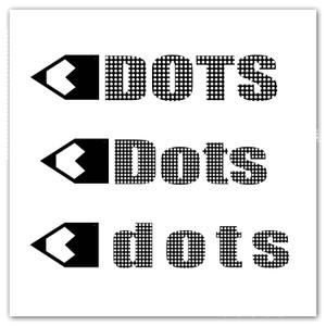 kenken7さんの「インテリジェンスの新サービス 『DOTS/Dots/dots』」のロゴ作成への提案