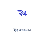 H designs (Fatlike)さんの株式会社R4 の会社ロゴへの提案