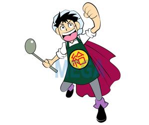 MEGA (MEGA)さんの給食会社の社長をイメージしたキャラクターへの提案