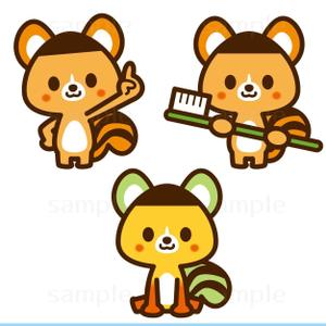 THE_watanabakery (the_watanabakery)さんのファミリー向け歯科医院のキャラクターデザイン（りすモチーフ）への提案