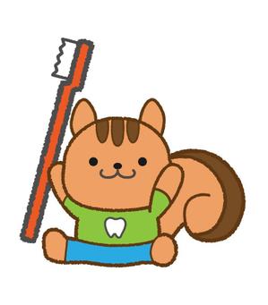 合同会社mouse (mouse-llc)さんのファミリー向け歯科医院のキャラクターデザイン（りすモチーフ）への提案