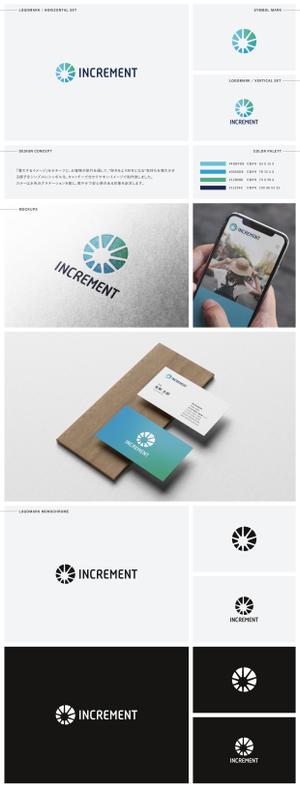 Gold Design (juncopic)さんの教育と海外留学のための旅行会社「INCREMENT」のカンパニーロゴの作成への提案