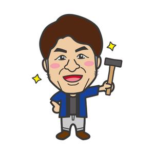 トモドットデザイン (tomo1984)さんの工務店、リフォーム会社の似顔絵キャラクター作成への提案