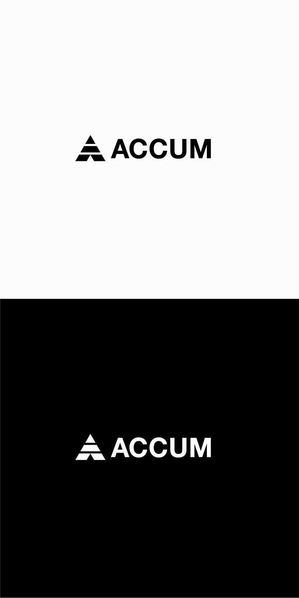トレーニングジム/オンラインアカデミー「Accum」のロゴ