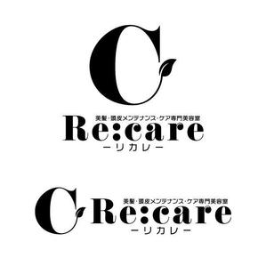 j-design (j-design)さんの美髪・頭皮メンテナンス・ケア専門美容室　Re:care (リカレ)　のシンボルマーク&ロゴへの提案