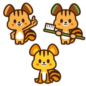 THE_watanabakery (the_watanabakery)さんのファミリー向け歯科医院のキャラクターデザイン（りすモチーフ）への提案