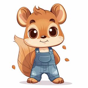 takeshi (takeshi205)さんのファミリー向け歯科医院のキャラクターデザイン（りすモチーフ）への提案