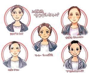 moriao (moriao)さんの社員　似顔絵イラストへの提案