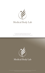 魔法スタジオ (mahou-phot)さんの医療とトレーニングを組み合わせた新ブランドロゴの制作依頼への提案