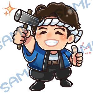 moriao (moriao)さんの工務店、リフォーム会社の似顔絵キャラクター作成への提案