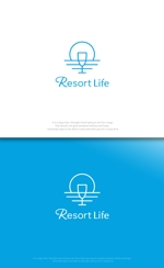 魔法スタジオ (mahou-phot)さんのリゾート物件賃貸不動産会社「Resort Life」のロゴへの提案