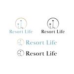 BUTTER GRAPHICS (tsukasa110)さんのリゾート物件賃貸不動産会社「Resort Life」のロゴへの提案