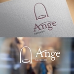 TAKA (takahashi_design_office)さんのネイルサロン ｢Ange｣のロゴへの提案