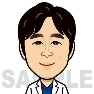 syuwaco (syuwa)さんの内科クリニックのホームページに載せる似顔絵への提案