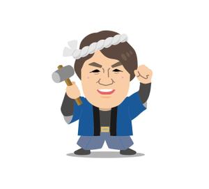 yacchi (cra-cra)さんの工務店、リフォーム会社の似顔絵キャラクター作成への提案