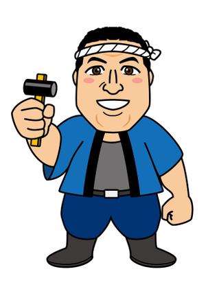 poco (poco_design)さんの工務店、リフォーム会社の似顔絵キャラクター作成への提案
