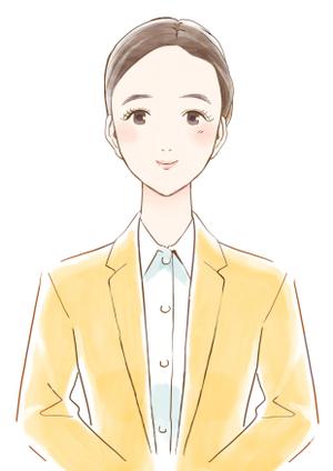 古森　風歌 (white_tale)さんの社員　似顔絵イラストへの提案