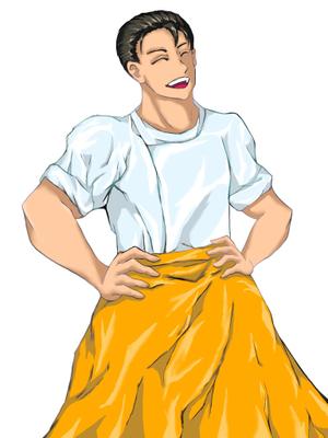 osooji (san_)さんの給食会社の社長をイメージしたキャラクターへの提案