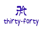 agmmgw (agmmgw)さんのアパレルテニスブランド　「thirty-forty」 「3TF4」　ロゴへの提案