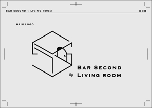 TOMI KATZ STUDIO (tomi-00)さんのBAR（店舗）「Bar Second ≒ Living room」ロゴへの提案