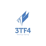 T FACTORY (tfactoryinc)さんのアパレルテニスブランド　「thirty-forty」 「3TF4」　ロゴへの提案