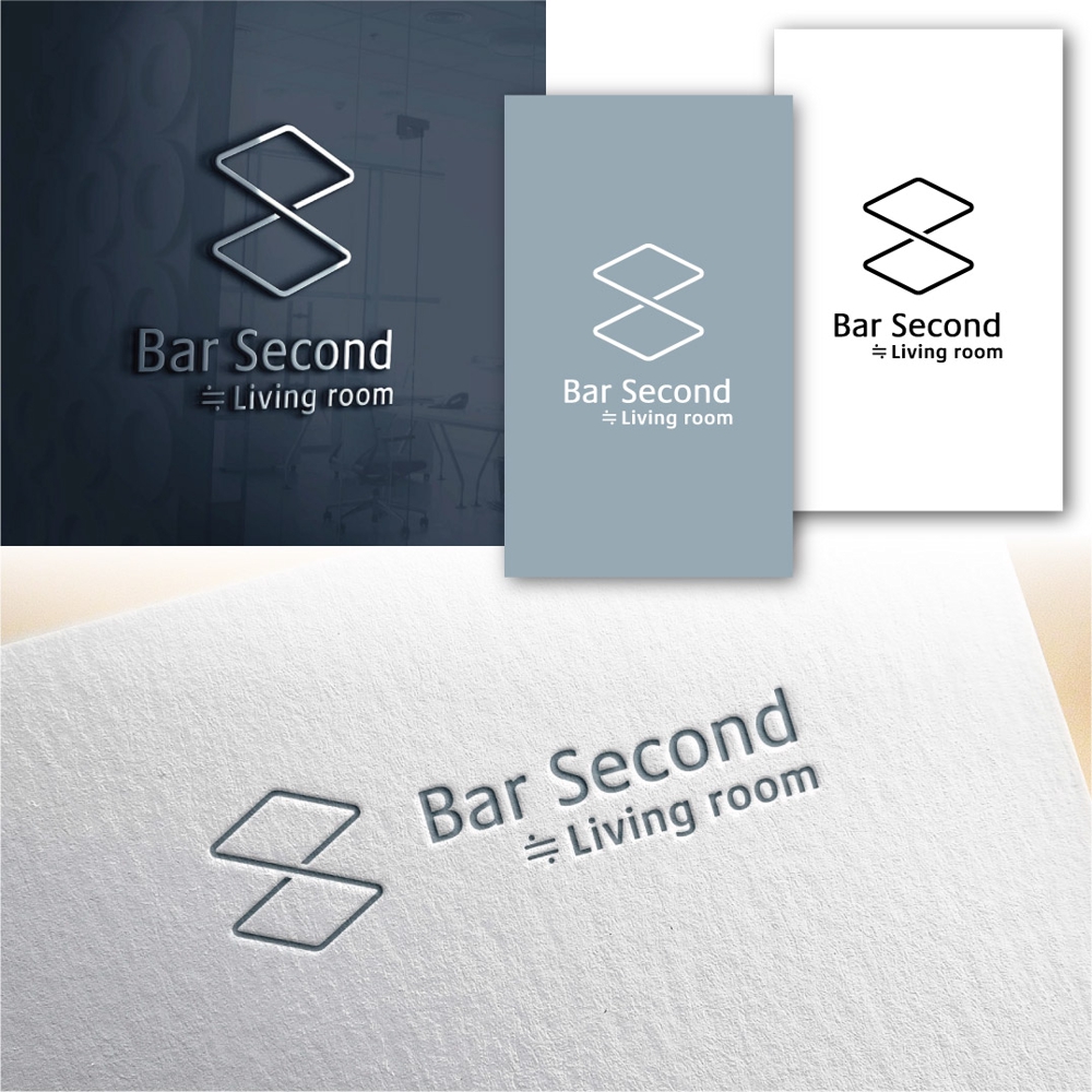 BAR（店舗）「Bar Second ≒ Living room」ロゴ