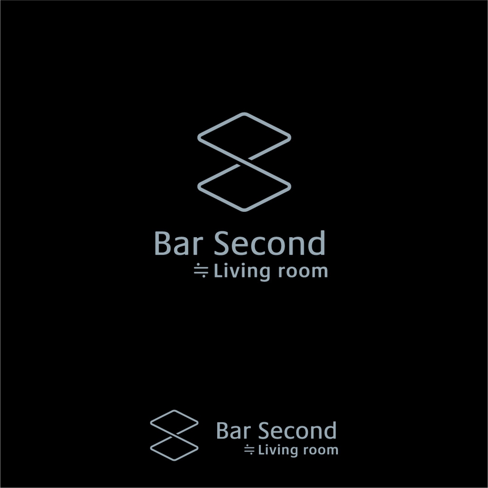 BAR（店舗）「Bar Second ≒ Living room」ロゴ