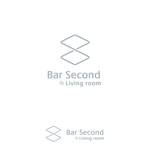 Hi-Design (hirokips)さんのBAR（店舗）「Bar Second ≒ Living room」ロゴへの提案