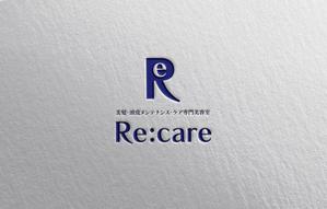 YF_DESIGN (yusuke_furugen)さんの美髪・頭皮メンテナンス・ケア専門美容室　Re:care (リカレ)　のシンボルマーク&ロゴへの提案