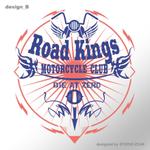 STUDIO ZEAK  (omoidefz750)さんのハーレーダビッドソンのバイクチーム「Road　Kings」のロゴへの提案